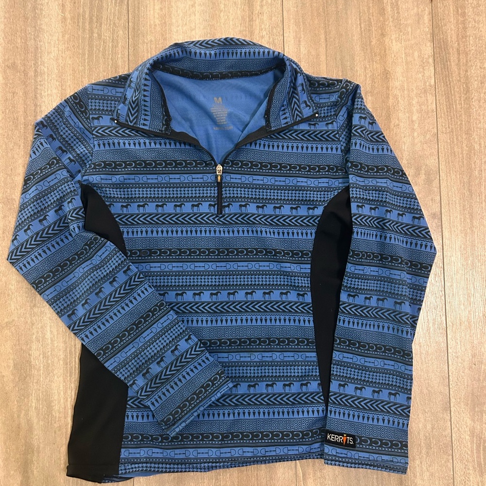 Kids Kerrit’s medium 1/8 long sleeve riding shirt